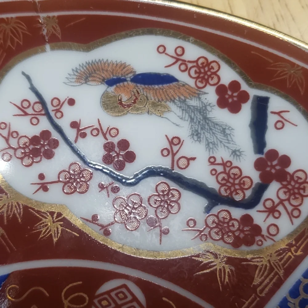 Vtg Chinese Amari  Bread Plate